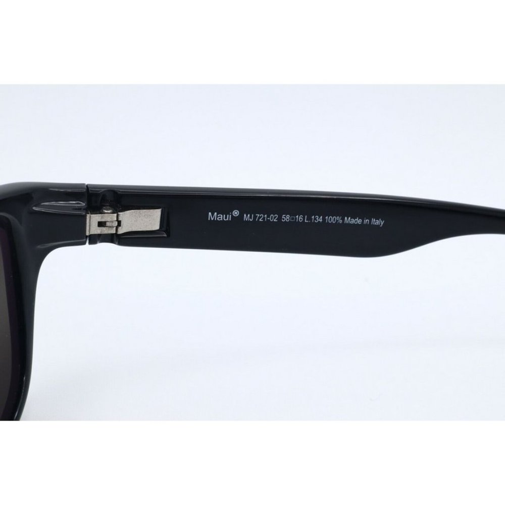 Maui Jim Mixed Plate Mj 721-02 Square Black Sungl… - image 5